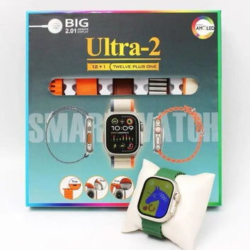 Ultra 12 in 1 Smartwatch (With Airpods Pro 2)