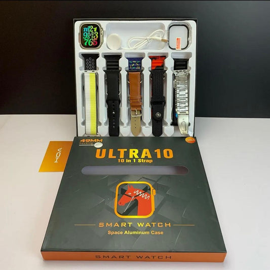 Ultra 10 in 1 Smartwatch (45mm Display)